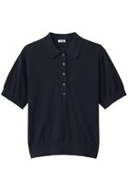 【ティアラ/Tiara】のポロニットプルオーバー ネイビー|ID: prp329100004876735 ipo3291000000036900426