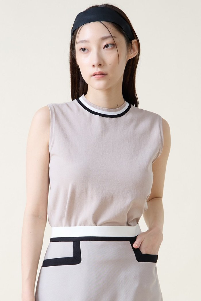 【ティアラ/Tiara】のトリプルラインスリーブレスニット インテリア・キッズ・メンズ・レディースファッション・服の通販 founy(ファニー) https://founy.com/ ファッション Fashion レディースファッション Fashion for Women トップス・カットソー Cut & Sew Tops ニット Knit Tops & Sweaters カジュアルプルオーバー・ニットトップス Pullovers & Knit Tops / Casual Pullovers おすすめ Recommended / Our Picks アンサンブル Ensemble Set インナー Innerwear カーディガン Cardigan, Knitwear シンプル Simple, Minimal ジャケット Jacket, Outerwear フィット Fit, Slim Fit ベーシック Basic, Essential ボトム Bottoms, Lower Wear 新作・新入荷 New Arrivals / New In |ID: prp329100004876737 ipo3291000000036375333