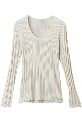 【ベイジ,/BEIGE,】 LABRADO(ラブラド)/ランダムリブ Uネックニット人気、トレンドファッション・服の通販 founy(ファニー) ファッション Fashion レディースファッション Fashion for Women トップス・カットソー Cut & Sew Tops ニット Knit Tops & Sweaters カジュアルプルオーバー・ニットトップス Pullovers & Knit Tops / Casual Pullovers インナー Innerwear スリーブ Sleeve, Long Sleeve / Short Sleeve ロング Long, Long-Length 夏 Summer 新作・新入荷 New Arrivals / New In 春 Spring S/S・春夏 SS, Spring/Summer, Warm Season |ID:prp329100004876743