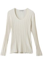 【ベイジ,/BEIGE,】のLABRADO(ラブラド)/ランダムリブ Uネックニット 人気、トレンドファッション・服の通販 founy(ファニー) ファッション Fashion レディースファッション Fashion for Women トップス・カットソー Cut & Sew Tops ニット Knit Tops & Sweaters カジュアルプルオーバー・ニットトップス Pullovers & Knit Tops / Casual Pullovers インナー Innerwear スリーブ Sleeve, Long Sleeve / Short Sleeve ロング Long, Long-Length 夏 Summer 新作・新入荷 New Arrivals / New In 春 Spring S/S・春夏 SS, Spring/Summer, Warm Season thumbnail Ecru|ID: prp329100004876743 ipo3291000000036375372