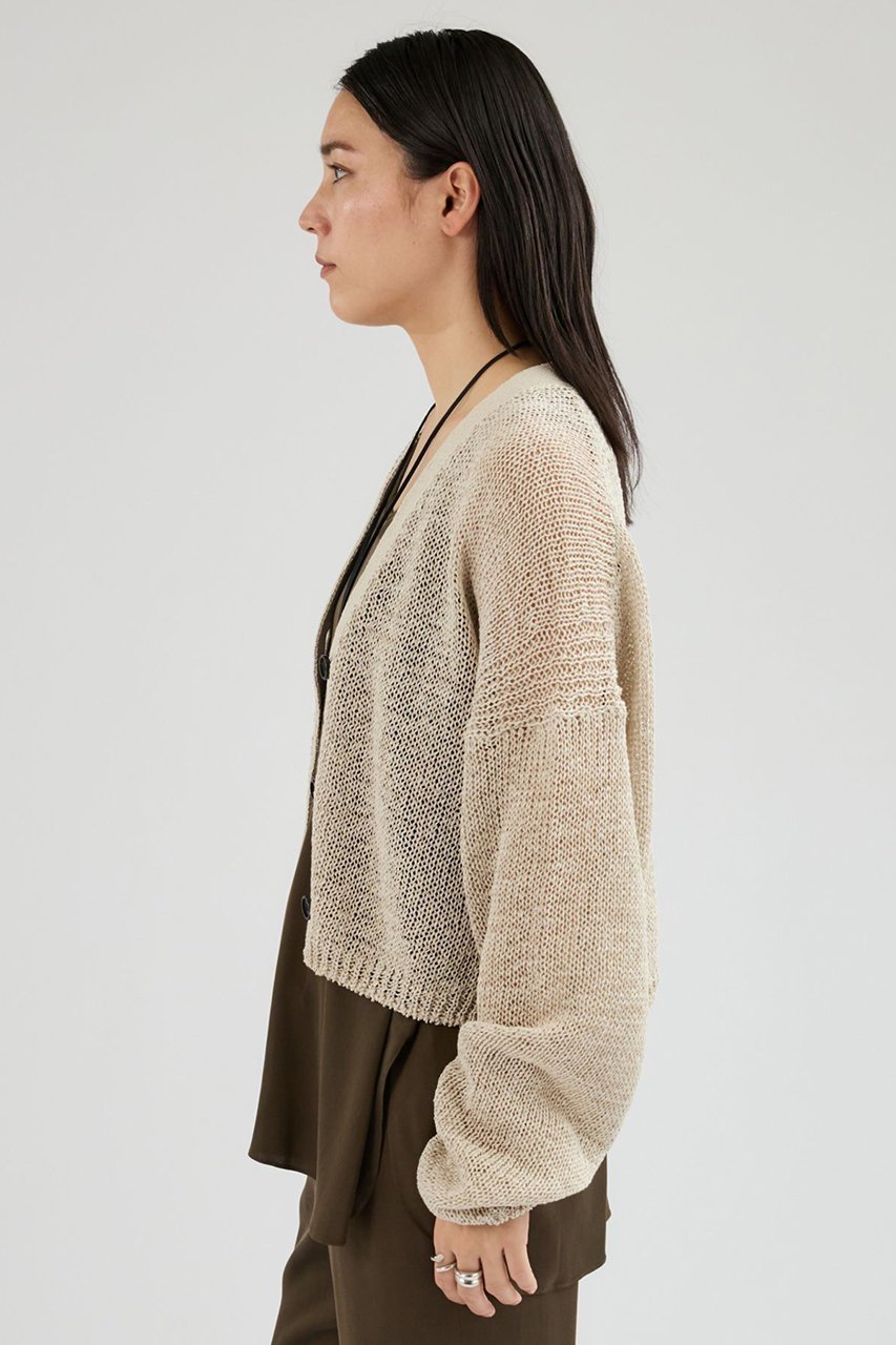 【カオス/Chaos】のバルーナカーディガン 大人の最旬トレンドファッション＆コーディネート founy(ファウニー) 　ファッション　Fashion　レディースファッション　Fashion for Women　トップス・カットソー　Cut & Sew Tops　ニット　Knit Tops & Sweaters　カーディガン・羽織り　Layered Style Cardigans　カーディガン　Cardigan, Knitwear　クロップド　Cropped, Short Length　コンパクト　Compact, Small Size　バランス　Balance, Style Balance　夏　Summer　新作・新入荷　New Arrivals / New In　other-3|ID: prp329100004876749 ipo3291000000036375424