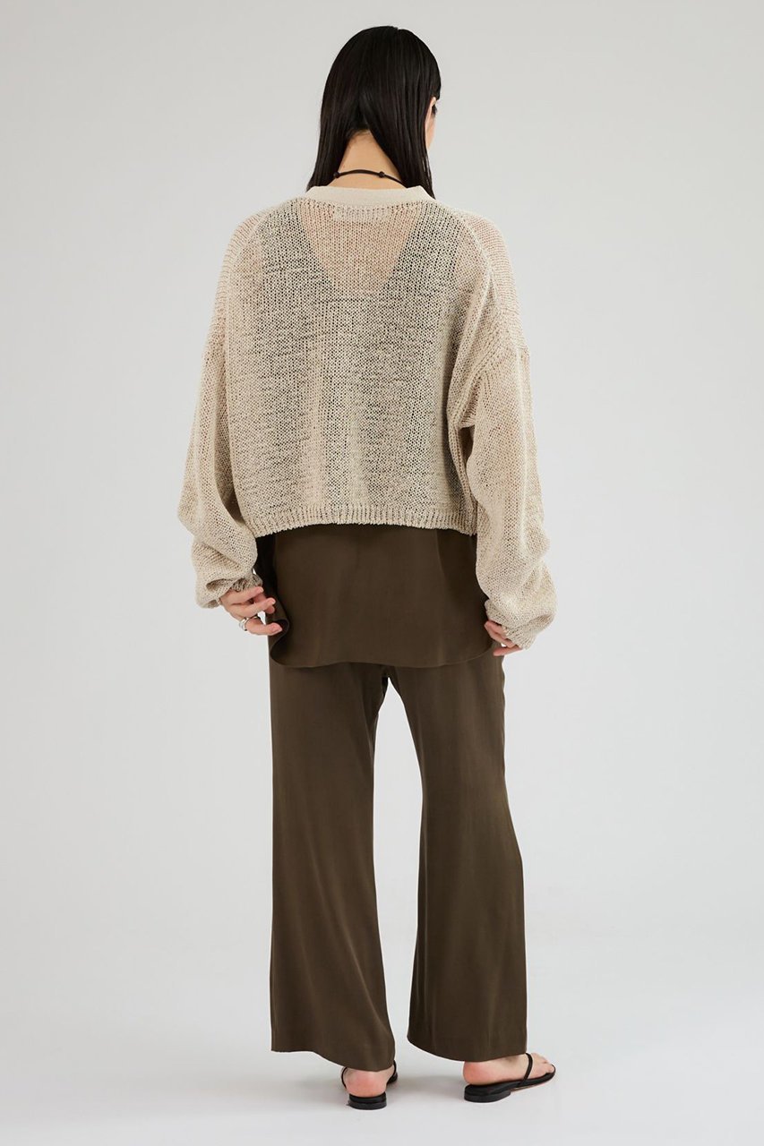 【カオス/Chaos】のバルーナカーディガン 大人の最旬トレンドファッション＆コーディネート founy(ファウニー) 　ファッション　Fashion　レディースファッション　Fashion for Women　トップス・カットソー　Cut & Sew Tops　ニット　Knit Tops & Sweaters　カーディガン・羽織り　Layered Style Cardigans　カーディガン　Cardigan, Knitwear　クロップド　Cropped, Short Length　コンパクト　Compact, Small Size　バランス　Balance, Style Balance　夏　Summer　新作・新入荷　New Arrivals / New In　other-7|ID: prp329100004876749 ipo3291000000036375432