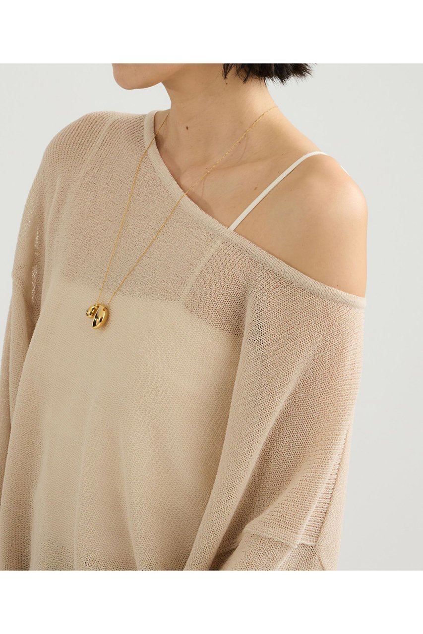 【カオス/Chaos】のカラガンニット 人気、トレンドファッション・服の通販 founy(ファニー) 　ファッション　Fashion　レディースファッション　Fashion for Women　トップス・カットソー　Cut & Sew Tops　ニット　Knit Tops & Sweaters　カジュアルプルオーバー・ニットトップス　Pullovers & Knit Tops / Casual Pullovers　おすすめ　Recommended / Our Picks　シアー　Sheer, See-Through　シンプル　Simple, Minimal　モダン　Modern, Contemporary　夏　Summer　抗菌　Antibacterial, Bacteria-Resistant　新作・新入荷　New Arrivals / New In　畦　Ribbed Knit　other-8|ID: prp329100004876751 ipo3291000000036375454