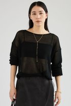 【カオス/Chaos】のカラガンニット 人気、トレンドファッション・服の通販 founy(ファニー) ファッション Fashion レディースファッション Fashion for Women トップス・カットソー Cut & Sew Tops ニット Knit Tops & Sweaters カジュアルプルオーバー・ニットトップス Pullovers & Knit Tops / Casual Pullovers おすすめ Recommended / Our Picks シアー Sheer, See-Through シンプル Simple, Minimal モダン Modern, Contemporary 夏 Summer 抗菌 Antibacterial, Bacteria-Resistant 新作・新入荷 New Arrivals / New In 畦 Ribbed Knit thumbnail ブラック|ID: prp329100004876752 ipo3291000000036375435