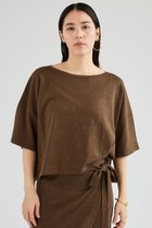 【カオス/Chaos】のマーレニット 人気、トレンドファッション・服の通販 founy(ファニー) ファッション Fashion レディースファッション Fashion for Women トップス・カットソー Cut & Sew Tops ニット Knit Tops & Sweaters カジュアルプルオーバー・ニットトップス Pullovers & Knit Tops / Casual Pullovers スリーブ Sleeve, Long Sleeve / Short Sleeve セットアップ Set-Up, Coordinated Outfit デコルテ Décolleté, Neckline ハーフ Half, Half-Length ラップ Wrap, Wrap Design リネン Linen, Linen Fabric リボン Ribbon, Bow 新作・新入荷 New Arrivals / New In thumbnail モカブラウン|ID: prp329100004876754 ipo3291000000036375458