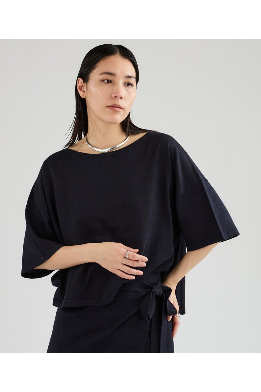 【カオス/Chaos】のマーレニット 人気、トレンドファッション・服の通販 founy(ファニー) 　ファッション　Fashion　レディースファッション　Fashion for Women　トップス・カットソー　Cut & Sew Tops　ニット　Knit Tops & Sweaters　カジュアルプルオーバー・ニットトップス　Pullovers & Knit Tops / Casual Pullovers　スリーブ　Sleeve, Long Sleeve / Short Sleeve　セットアップ　Set-Up, Coordinated Outfit　デコルテ　Décolleté, Neckline　ハーフ　Half, Half-Length　ラップ　Wrap, Wrap Design　リネン　Linen, Linen Fabric　リボン　Ribbon, Bow　新作・新入荷　New Arrivals / New In　other-2|ID: prp329100004876754 ipo3291000000036375462