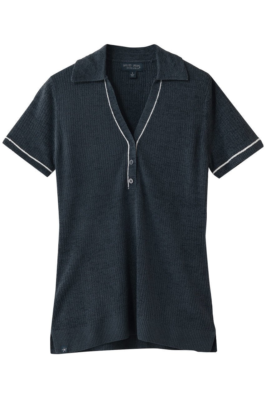 【ベアフット ドリームズ/BAREFOOT DREAMS】のコージーシックウルトラライト ストライプ リブヘンリーネックプルオーバー インテリア・キッズ・メンズ・レディースファッション・服の通販 founy(ファニー) 　ファッション　Fashion　レディースファッション　Fashion for Women　トップス・カットソー　Cut & Sew Tops　ニット　Knit Tops & Sweaters　カジュアルプルオーバー・ニットトップス　Pullovers & Knit Tops / Casual Pullovers　ストライプ　Stripe, Striped Pattern　スポーティ　Sporty, Casual Athletic　エレガント 上品　Elegant　夏　Summer　新作・新入荷　New Arrivals / New In　ネイビー|ID: prp329100004876755 ipo3291000000036375479