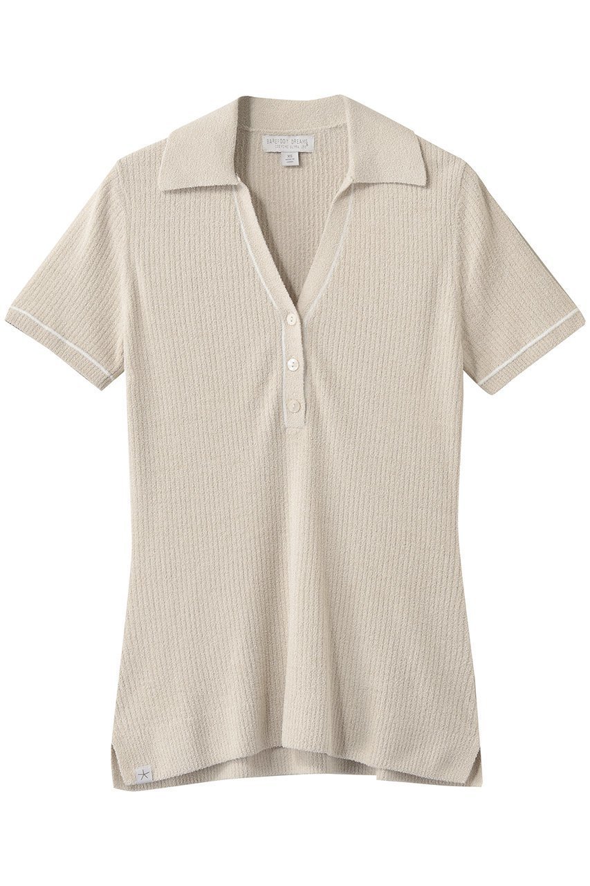 【ベアフット ドリームズ/BAREFOOT DREAMS】のコージーシックウルトラライト ストライプ リブヘンリーネックプルオーバー インテリア・キッズ・メンズ・レディースファッション・服の通販 founy(ファニー) 　ファッション　Fashion　レディースファッション　Fashion for Women　トップス・カットソー　Cut & Sew Tops　ニット　Knit Tops & Sweaters　カジュアルプルオーバー・ニットトップス　Pullovers & Knit Tops / Casual Pullovers　ストライプ　Stripe, Striped Pattern　スポーティ　Sporty, Casual Athletic　エレガント 上品　Elegant　夏　Summer　新作・新入荷　New Arrivals / New In　アイボリー|ID: prp329100004876756 ipo3291000000036375478