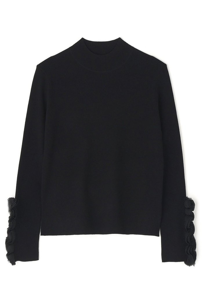 【アドーア/ADORE】のスポンディッシュフリルニット インテリア・キッズ・メンズ・レディースファッション・服の通販 founy(ファニー) https://founy.com/ ファッション Fashion レディースファッション Fashion for Women トップス・カットソー Cut & Sew Tops ニット Knit Tops & Sweaters カジュアルプルオーバー・ニットトップス Pullovers & Knit Tops / Casual Pullovers シアー Sheer, See-Through シンプル Simple, Minimal ストレッチ Stretch, Stretchy Fabric タートル Turtleneck, Turtle Collar フリル Frill, Ruffle |ID: prp329100004876757 ipo3291000000036958380