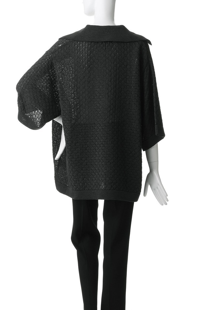 【リムアーク/RIM.ARK】のSkipper knit PO/プルオーバー 大人の最旬トレンドファッション＆コーディネート founy(ファウニー) 　ファッション　Fashion　レディースファッション　Fashion for Women　トップス・カットソー　Cut & Sew Tops　ニット　Knit Tops & Sweaters　カジュアルプルオーバー・ニットトップス　Pullovers & Knit Tops / Casual Pullovers　インナー　Innerwear　サテン　Satin, Glossy Fabric　サマー　Summer, Summer Style　スキッパー　Skipper, Open Collar　スラックス　Slacks, Dress Pants　バランス　Balance, Style Balance　マニッシュ　Mannish, Boyish　メンズ　Men's, Menswear　レース　Lace, Lace Fabric　other-4|ID: prp329100004876761 ipo3291000000036887713