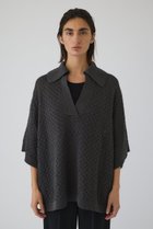 【リムアーク/RIM.ARK】の【3/18 10:00販売開始】Skipper knit PO/プルオーバー 人気、トレンドファッション・服の通販 founy(ファニー) ファッション Fashion レディースファッション Fashion for Women トップス・カットソー Cut & Sew Tops ニット Knit Tops & Sweaters カジュアルプルオーバー・ニットトップス Pullovers & Knit Tops / Casual Pullovers インナー Innerwear サテン Satin, Glossy Fabric サマー Summer, Summer Style スキッパー Skipper, Open Collar スラックス Slacks, Dress Pants バランス Balance, Style Balance マニッシュ Mannish, Boyish メンズ Men's, Menswear レース Lace, Lace Fabric thumbnail グレー|ID: prp329100004876762 ipo3291000000036375523