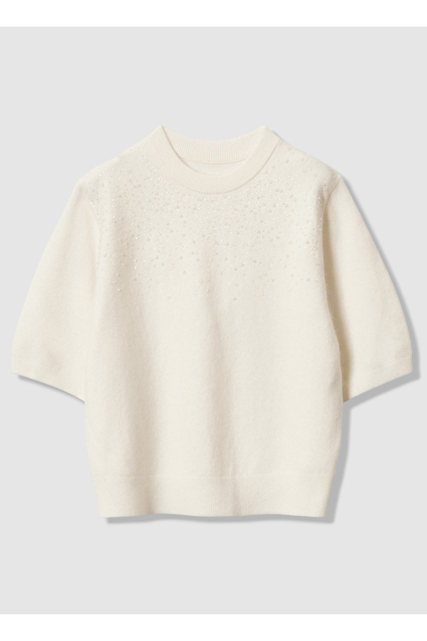 【アナイ/ANAYI】のリップルビーズ プルオーバー インテリア・キッズ・メンズ・レディースファッション・服の通販 founy(ファウニー) 　ファッション　Fashion　レディースファッション　Fashion for Women　トップス・カットソー　Cut & Sew Tops　ニット　Knit Tops & Sweaters　カジュアルプルオーバー・ニットトップス　Pullovers & Knit Tops / Casual Pullovers　おすすめ　Recommended / Our Picks　アンサンブル　Ensemble Set　カーディガン　Cardigan, Knitwear　エレガント 上品　Elegant　オフホワイト|ID: prp329100004876763 ipo3291000000036694884