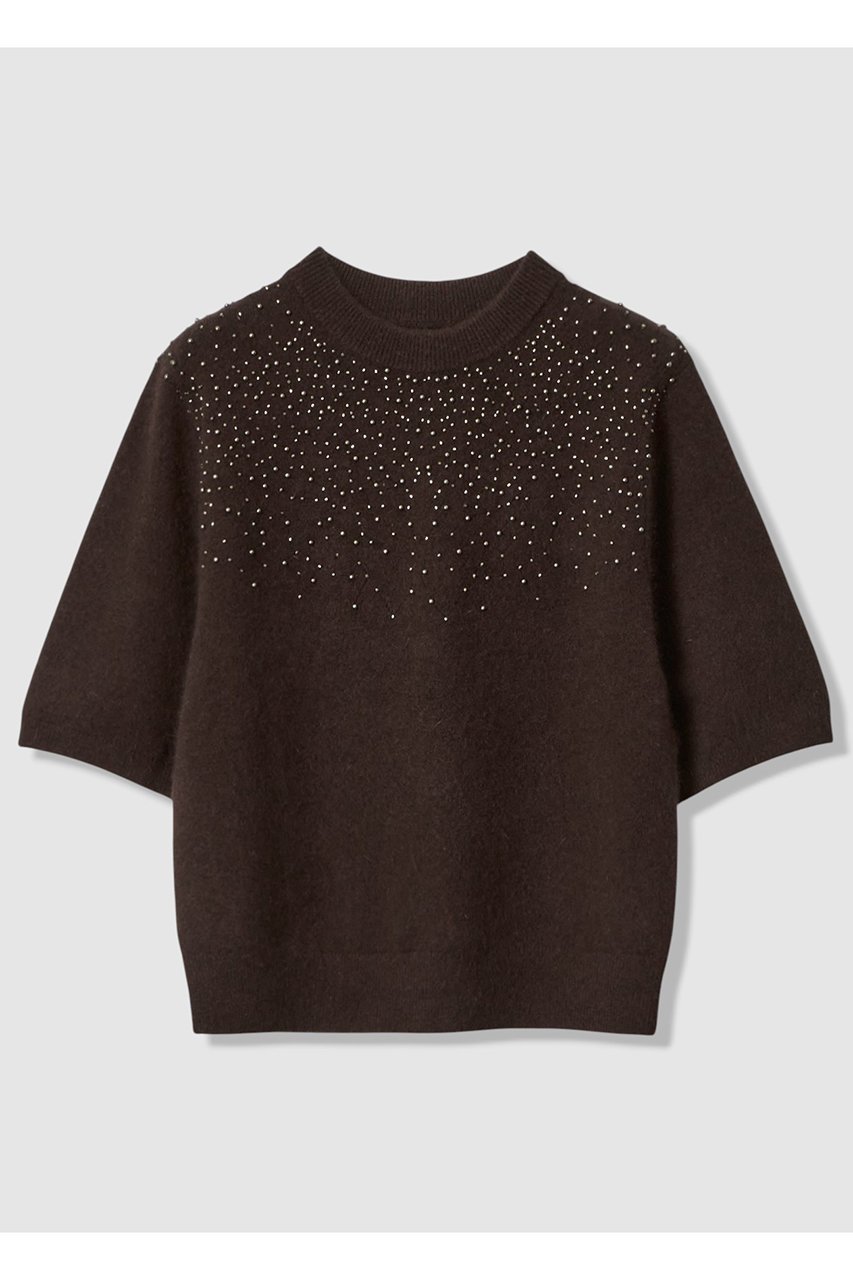 【アナイ/ANAYI】のリップルビーズ プルオーバー インテリア・キッズ・メンズ・レディースファッション・服の通販 founy(ファウニー) 　ファッション　Fashion　レディースファッション　Fashion for Women　トップス・カットソー　Cut & Sew Tops　ニット　Knit Tops & Sweaters　カジュアルプルオーバー・ニットトップス　Pullovers & Knit Tops / Casual Pullovers　おすすめ　Recommended / Our Picks　アンサンブル　Ensemble Set　カーディガン　Cardigan, Knitwear　エレガント 上品　Elegant　ブラウン|ID: prp329100004876763 ipo3291000000036694886