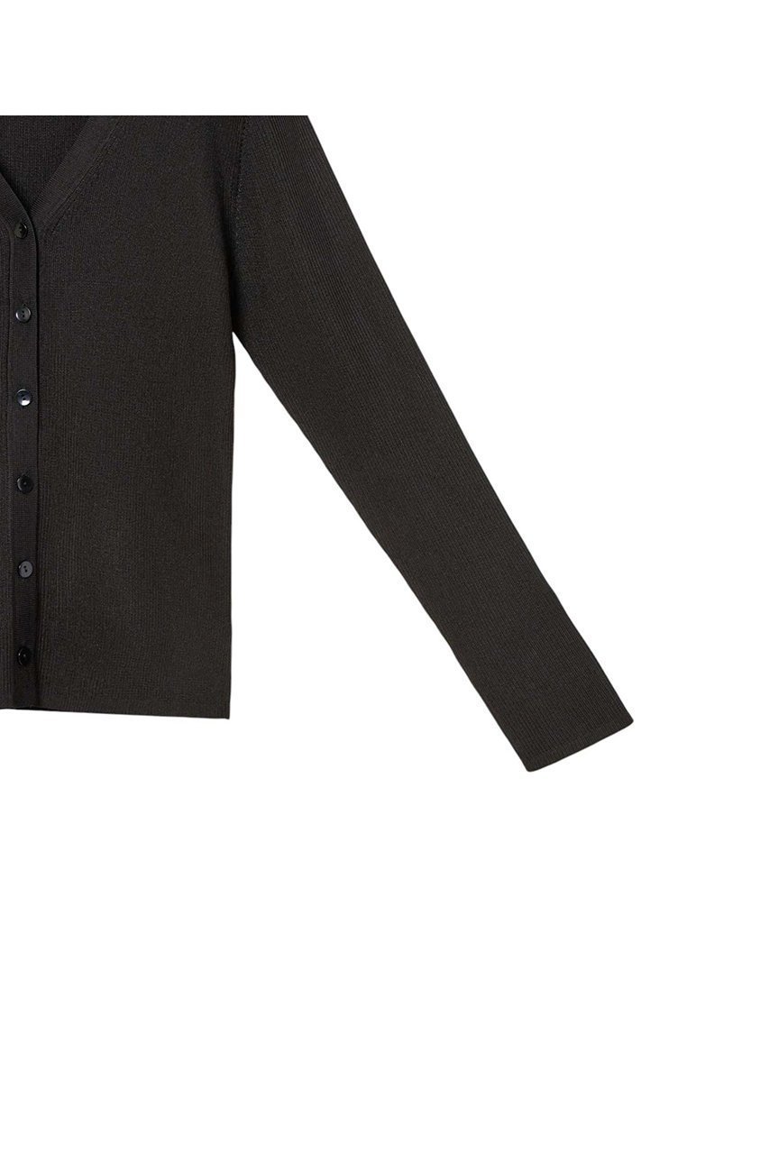 【アナイ/ANAYI】のアセテートポリエステルVカーディガン 人気、トレンドファッション・服の通販 founy(ファニー) 　ファッション　Fashion　レディースファッション　Fashion for Women　トップス・カットソー　Cut & Sew Tops　ニット　Knit Tops & Sweaters　カーディガン・羽織り　Layered Style Cardigans　おすすめ　Recommended / Our Picks　アンサンブル　Ensemble Set　カーディガン　Cardigan, Knitwear　スマート　Smart, Elegant　ミラノリブ　Milano Rib, Milano Stitch　人気　Popular, Best Seller　定番　Standard, Basic Item　other-4|ID: prp329100004876786 ipo3291000000036375745