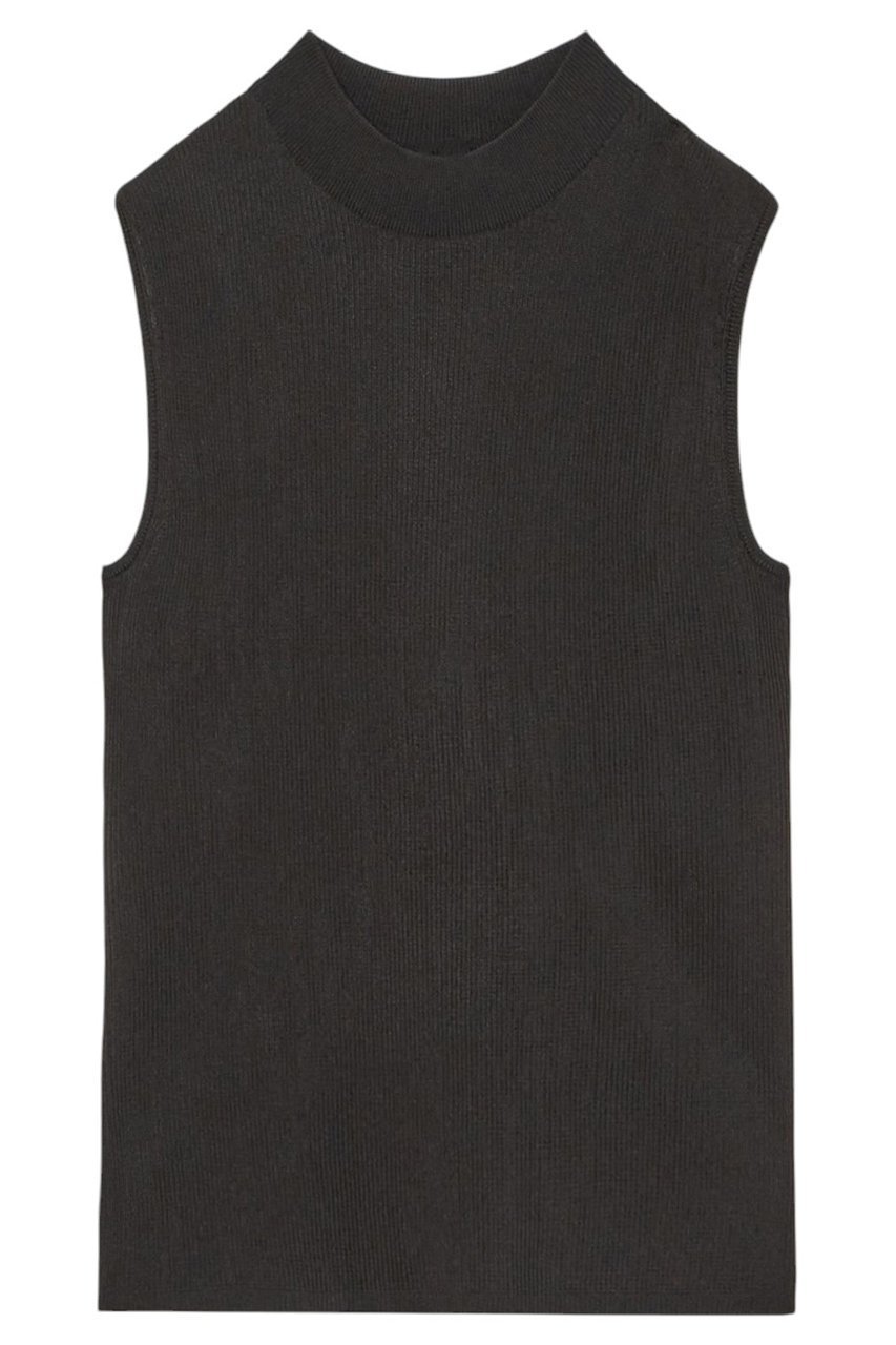 【アナイ/ANAYI】のアセテートポリエステルノースリーブプルオーバー インテリア・キッズ・メンズ・レディースファッション・服の通販 founy(ファニー) 　ファッション　Fashion　レディースファッション　Fashion for Women　トップス・カットソー　Cut & Sew Tops　ニット　Knit Tops & Sweaters　キャミソール&ノースリーブ　Camisoles & Sleeveless Tops　カジュアルプルオーバー・ニットトップス　Pullovers & Knit Tops / Casual Pullovers　アンサンブル　Ensemble Set　インナー　Innerwear　カーディガン　Cardigan, Knitwear　ノースリーブ　Sleeveless, No-Sleeve　ロング　Long, Long-Length　エレガント 上品　Elegant　ブラック|ID: prp329100004876793 ipo3291000000036375795