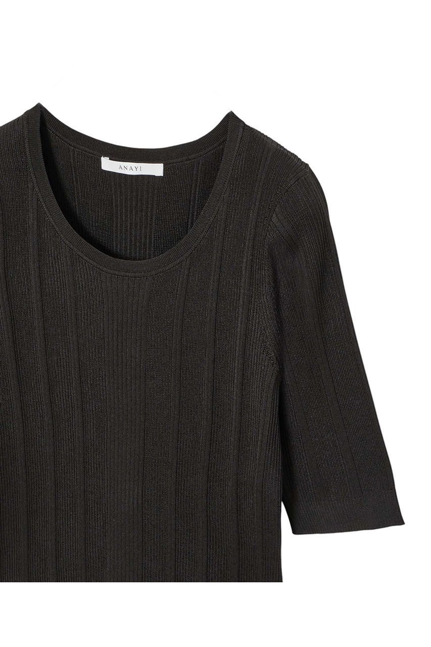 【アナイ/ANAYI】のアセテートポリエステルリブプルオーバー 人気、トレンドファッション・服の通販 founy(ファニー) 　ファッション　Fashion　レディースファッション　Fashion for Women　トップス・カットソー　Cut & Sew Tops　ニット　Knit Tops & Sweaters　カジュアルプルオーバー・ニットトップス　Pullovers & Knit Tops / Casual Pullovers　おすすめ　Recommended / Our Picks　アンサンブル　Ensemble Set　インナー　Innerwear　カーディガン　Cardigan, Knitwear　再入荷　Restock / Back in Stock　other-3|ID: prp329100004876795 ipo3291000000036375809
