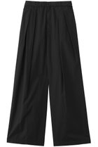 【エイトン/ATON】のNATURAL DYED コットン ローン ツータックド パンツ ブラック|ID: prp329100004876801 ipo3291000000036375841