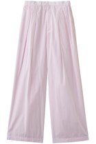 【エイトン/ATON】のNATURAL DYED コットン ローン ツータックド パンツ ピンク|ID: prp329100004876801 ipo3291000000036744576