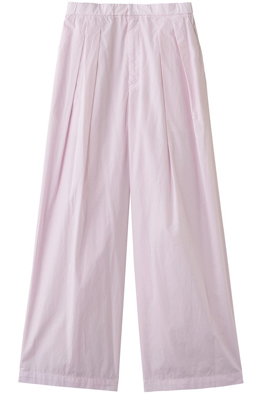 【エイトン/ATON】のNATURAL DYED コットン ローン ツータックド パンツ インテリア・キッズ・メンズ・レディースファッション・服の通販 founy(ファウニー) 　ファッション　Fashion　レディースファッション　Fashion for Women　パンツ　Pants & Trousers　なめらか　Smooth, Silky Texture　シューズ　Shoes, Footwear　テーパード　Tapered, Tapered Pants　再入荷　Restock / Back in Stock　ピンク|ID: prp329100004876801 ipo3291000000036744576