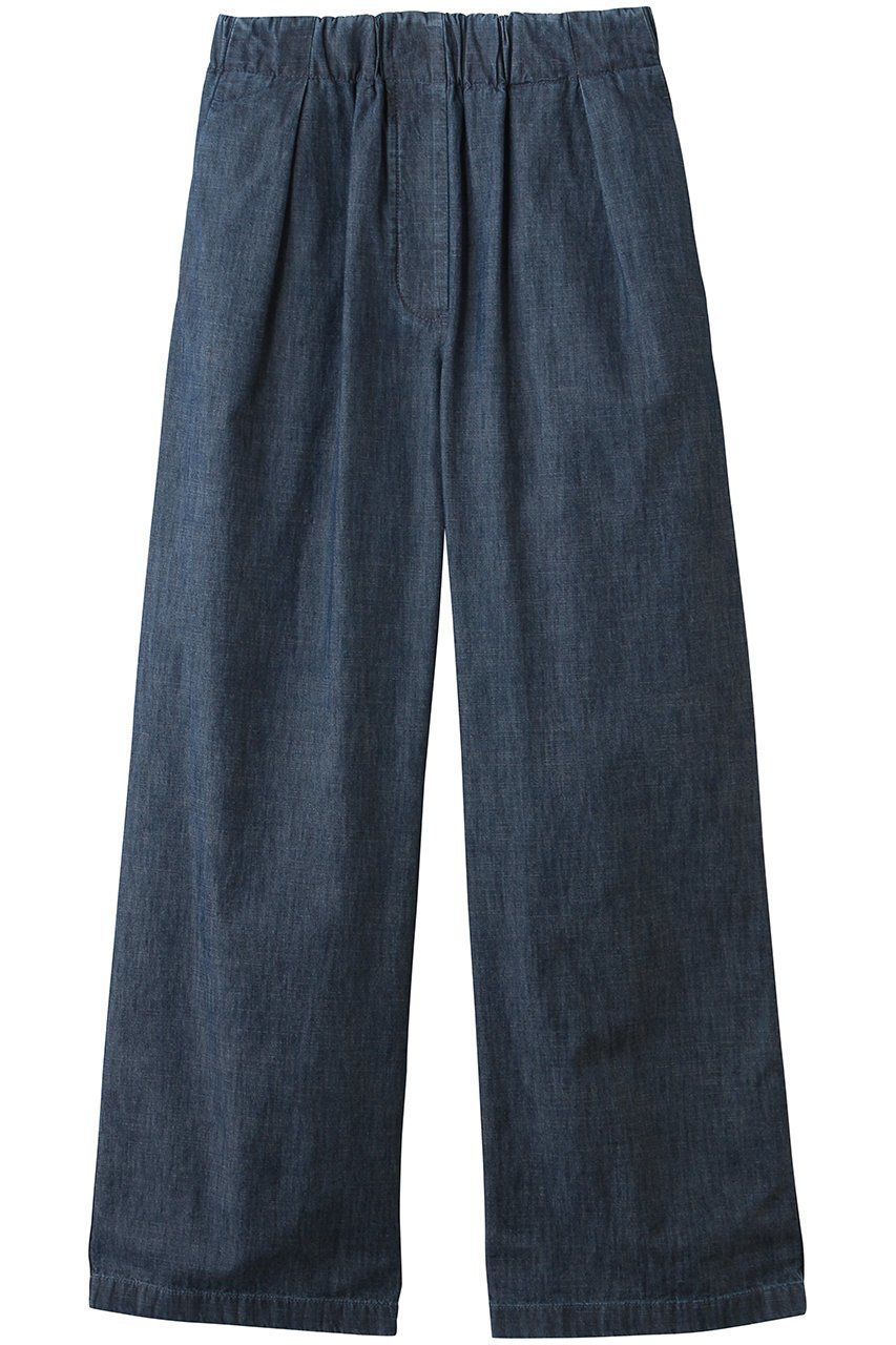 【ジル サンダー/JIL SANDER】のコットン シャンブレー パンツ 大人の最旬トレンドファッション＆コーディネート founy(ファウニー) 　ファッション　Fashion　レディースファッション　Fashion for Women　パンツ　Pants & Trousers　デニムパンツ・ジーンズ・美脚デニム　Denim Jeans & Pants　シャンブレー　Chambray, Denim-Like Fabric　デニム　Denim, Jeans Material　ロング　Long, Long-Length　ワイド　Wide, Wide Fit　 other-1|ID: prp329100004876804 ipo3291000000036887735
