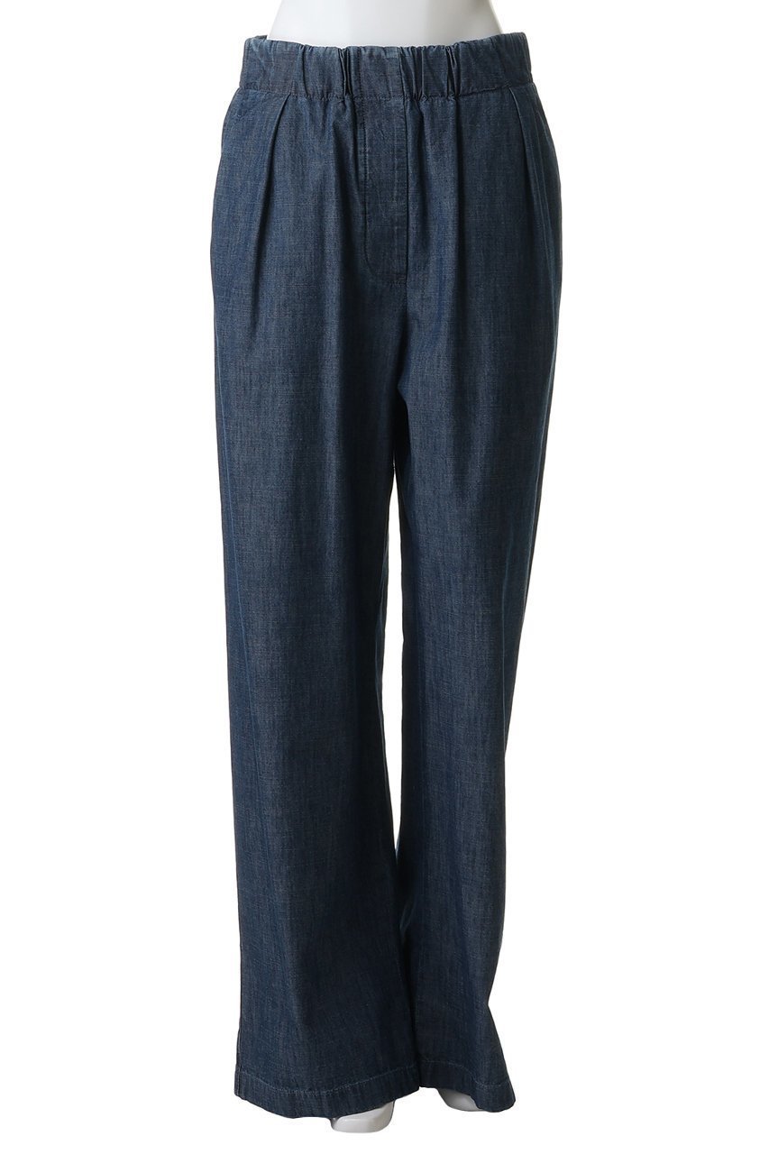 【ジル サンダー/JIL SANDER】のコットン シャンブレー パンツ 大人の最旬トレンドファッション＆コーディネート founy(ファウニー) 　ファッション　Fashion　レディースファッション　Fashion for Women　パンツ　Pants & Trousers　デニムパンツ・ジーンズ・美脚デニム　Denim Jeans & Pants　シャンブレー　Chambray, Denim-Like Fabric　デニム　Denim, Jeans Material　ロング　Long, Long-Length　ワイド　Wide, Wide Fit　other-2|ID: prp329100004876804 ipo3291000000036887737