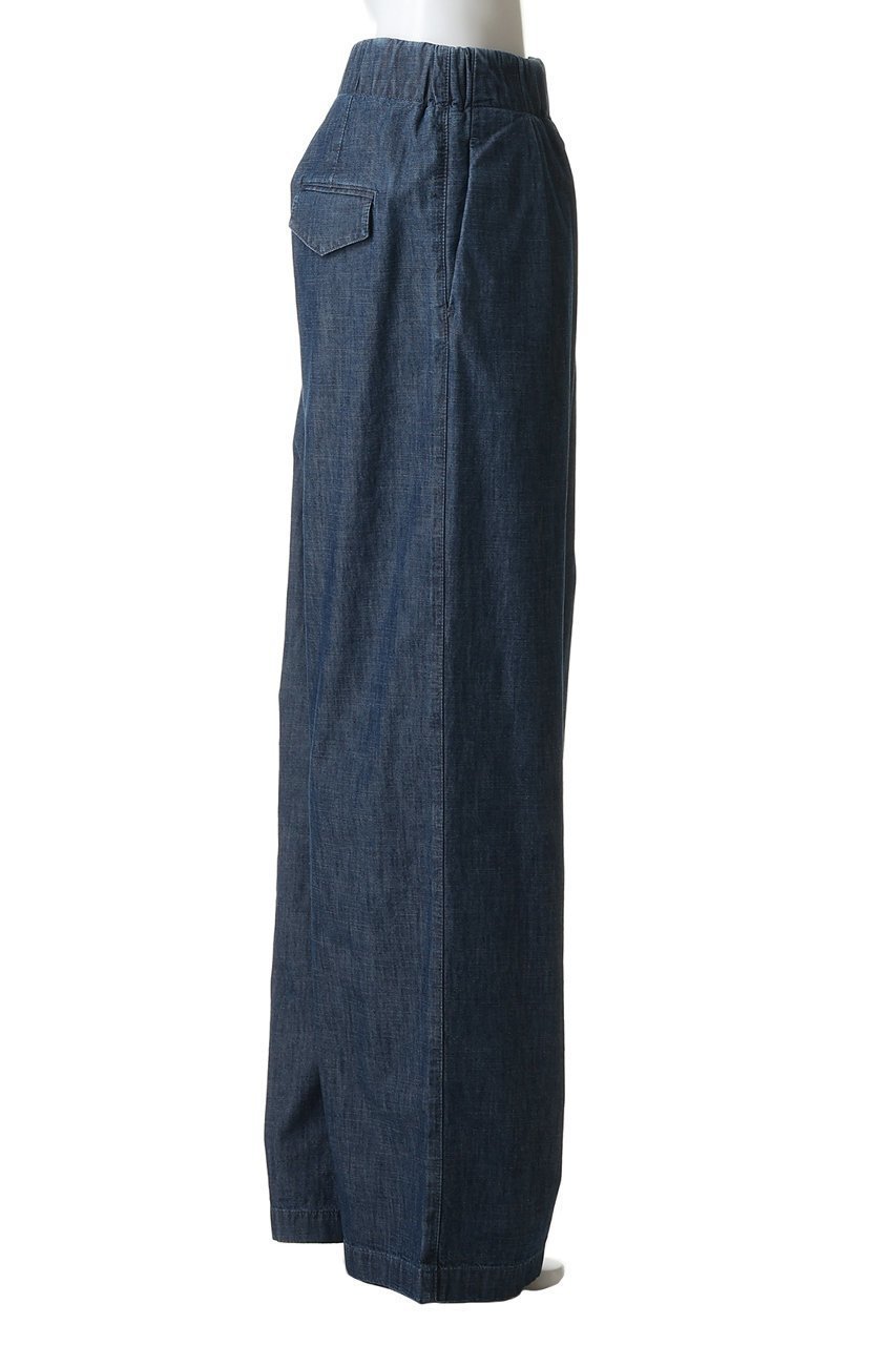 【ジル サンダー/JIL SANDER】のコットン シャンブレー パンツ 大人の最旬トレンドファッション＆コーディネート founy(ファウニー) 　ファッション　Fashion　レディースファッション　Fashion for Women　パンツ　Pants & Trousers　デニムパンツ・ジーンズ・美脚デニム　Denim Jeans & Pants　シャンブレー　Chambray, Denim-Like Fabric　デニム　Denim, Jeans Material　ロング　Long, Long-Length　ワイド　Wide, Wide Fit　other-3|ID: prp329100004876804 ipo3291000000036887738