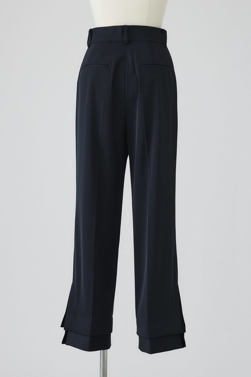 【リムアーク/RIM.ARK】の【3/18 10:00販売開始】Cuff detail straight PT/パンツ 人気、トレンドファッション・服の通販 founy(ファニー) 　ファッション　Fashion　レディースファッション　Fashion for Women　パンツ　Pants & Trousers　エレガント 上品　Elegant　カフス　Cuff Design　シンプル　Simple, Minimal　ツイル　Twist, Twisted Detail　ボトム　Bottoms, Lower Wear　other-4|ID: prp329100004876805 ipo3291000000036375875