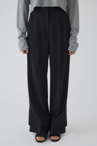 【リムアーク/RIM.ARK】の【3/18 10:00販売開始】Cuff detail straight PT/パンツ 人気、トレンドファッション・服の通販 founy(ファニー) ファッション Fashion レディースファッション Fashion for Women パンツ Pants & Trousers エレガント 上品 Elegant カフス Cuff Design シンプル Simple, Minimal ツイル Twist, Twisted Detail ボトム Bottoms, Lower Wear thumbnail ブラック|ID: prp329100004876806 ipo3291000000036375868