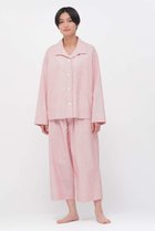 【マーガレットハウエル/MARGARET HOWELL】のHAIRLINE STRIPE COTTON TROUSERS レッド|ID: prp329100004876811 ipo3291000000036375919