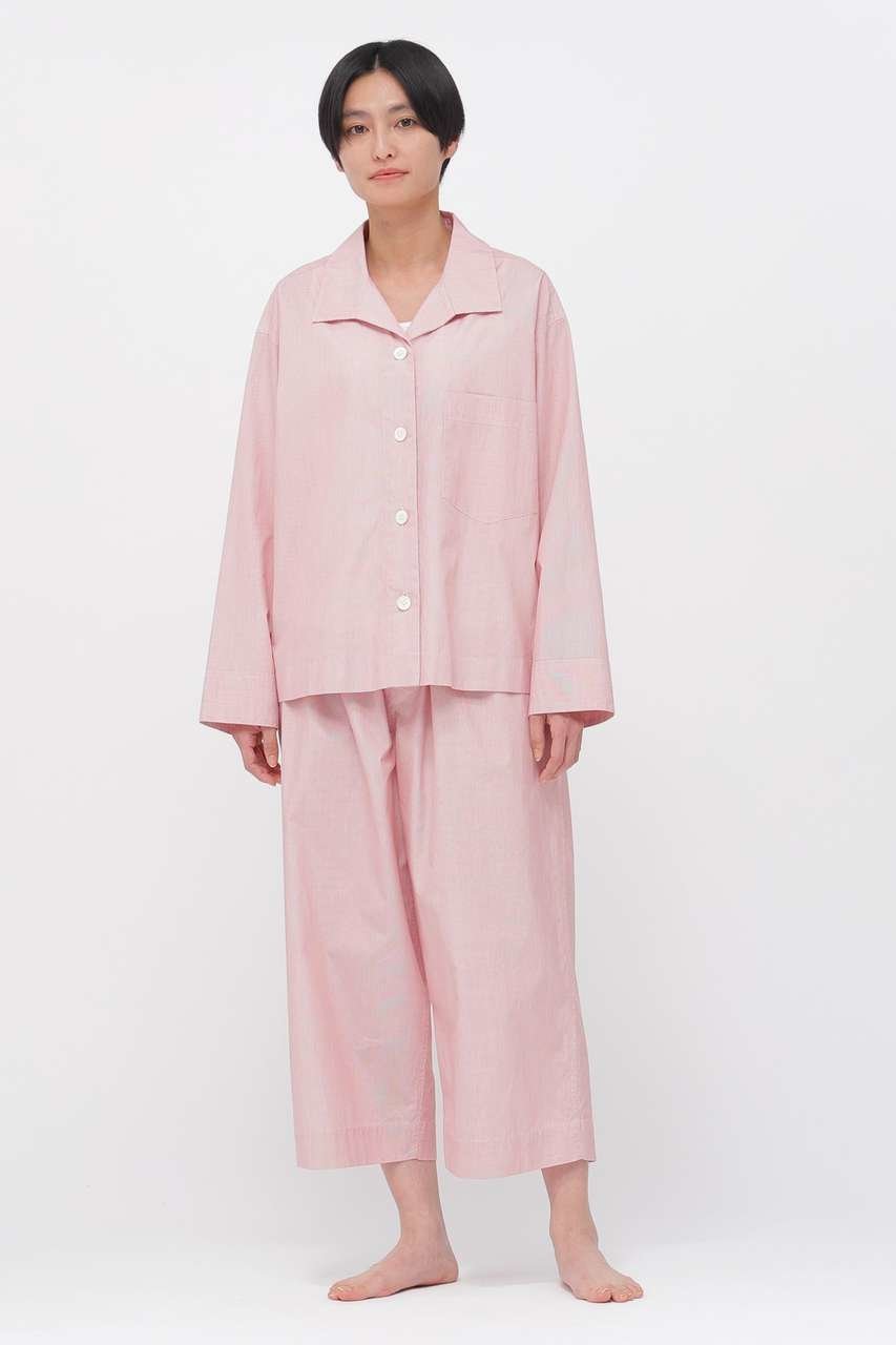 【マーガレットハウエル/MARGARET HOWELL】のHAIRLINE STRIPE COTTON TROUSERS 大人の最旬トレンドファッション＆コーディネート founy(ファウニー) 　ファッション　Fashion　レディースファッション　Fashion for Women　パンツ　Pants & Trousers　クロップド　Cropped, Short Length　ストレート　Straight, Straight Cut　ドローストリング　Drawstring, Pull Cord　パジャマ　Pajamas, Sleepwear　フィット　Fit, Slim Fit　フロント　Front, Front Design　リラックス　Relax, Relaxed Fit　 other-1|ID: prp329100004876812 ipo3291000000036600198