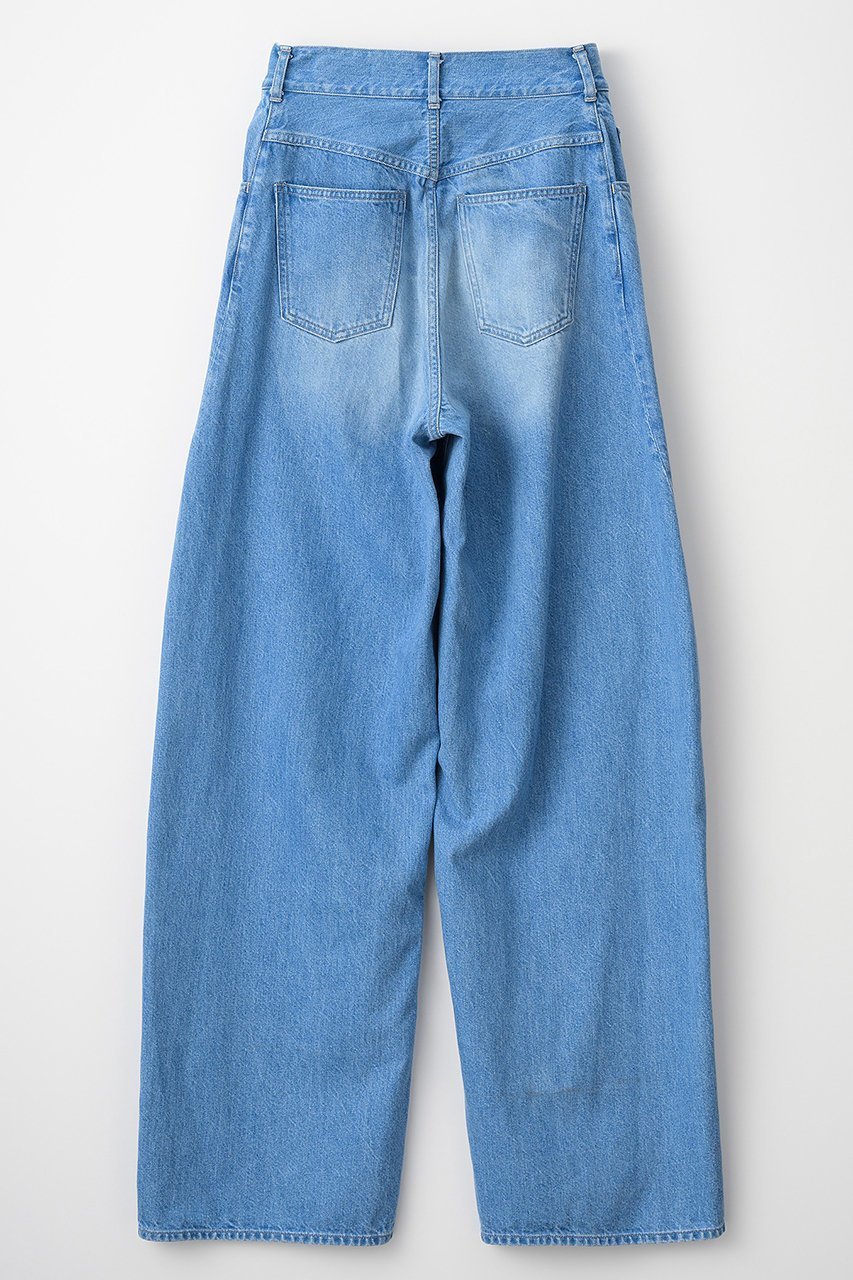 【ミューラル/MURRAL】のNerine エンブロイダード デニム スラックス 人気、トレンドファッション・服の通販 founy(ファニー) 　ファッション　Fashion　レディースファッション　Fashion for Women　パンツ　Pants & Trousers　デニムパンツ・ジーンズ・美脚デニム　Denim Jeans & Pants　カッティング　Cutting Detail　カットソー　Cut and Sewn Top　クラシカル　Classical, Vintage-Inspired　クラッシュ　Distressed, Crashed Style　ジーンズ　Jeans, Denim Pants　スラックス　Slacks, Dress Pants　ダイヤモンド　Diamond, Brilliant Cut　デニム　Denim, Jeans Material　手描き　Hand-Drawn, Illustrated　エレガント 上品　Elegant　新作・新入荷　New Arrivals / New In　other-2|ID: prp329100004876819 ipo3291000000036375980