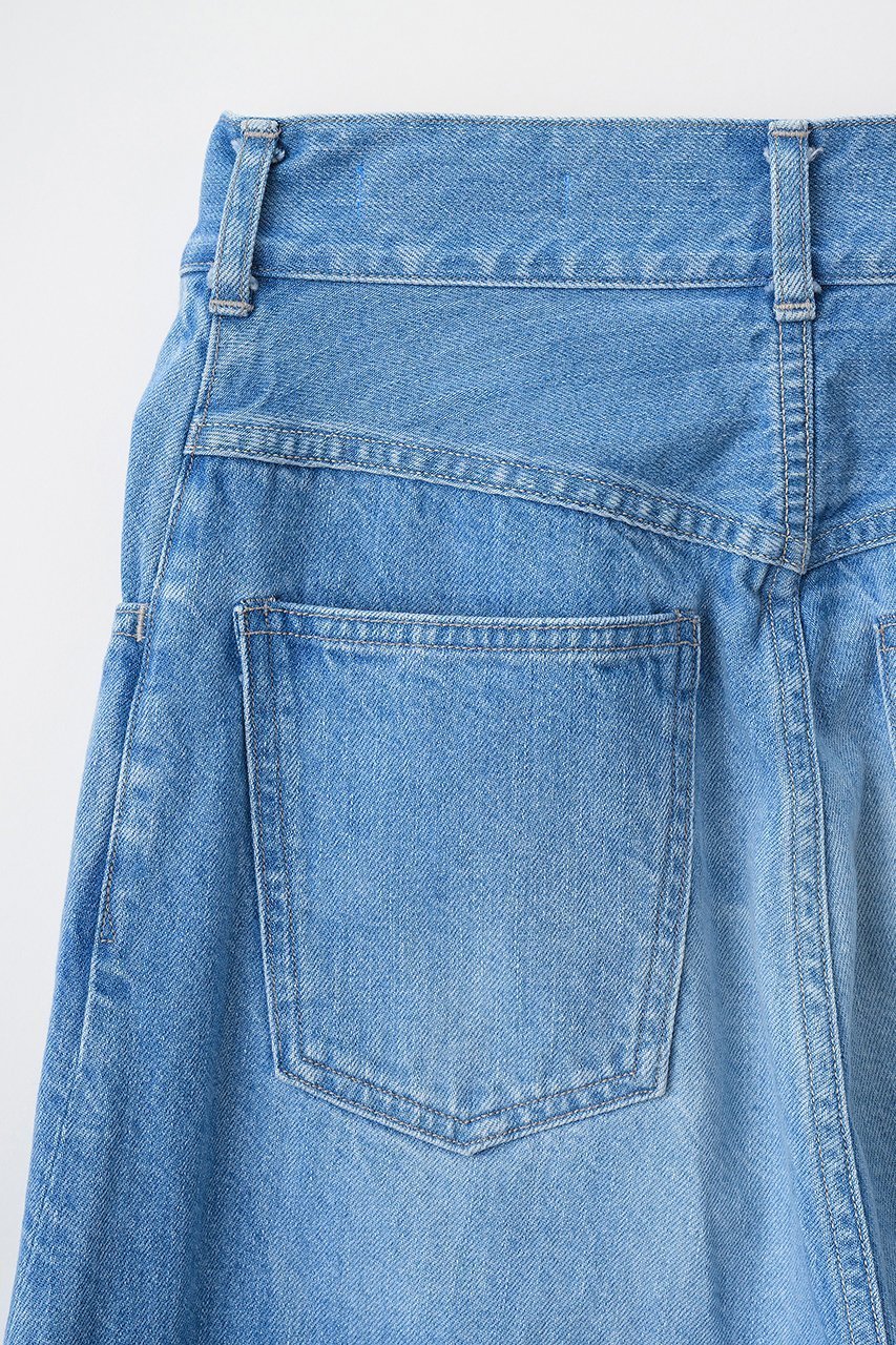 【ミューラル/MURRAL】のNerine エンブロイダード デニム スラックス 人気、トレンドファッション・服の通販 founy(ファニー) 　ファッション　Fashion　レディースファッション　Fashion for Women　パンツ　Pants & Trousers　デニムパンツ・ジーンズ・美脚デニム　Denim Jeans & Pants　カッティング　Cutting Detail　カットソー　Cut and Sewn Top　クラシカル　Classical, Vintage-Inspired　クラッシュ　Distressed, Crashed Style　ジーンズ　Jeans, Denim Pants　スラックス　Slacks, Dress Pants　ダイヤモンド　Diamond, Brilliant Cut　デニム　Denim, Jeans Material　手描き　Hand-Drawn, Illustrated　エレガント 上品　Elegant　新作・新入荷　New Arrivals / New In　other-6|ID: prp329100004876820 ipo3291000000036375987