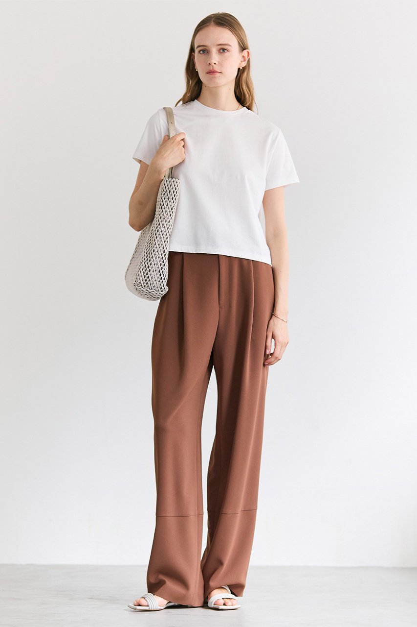 【ベイジ,/BEIGE,】のGYPSUM(ジプサム)/シルキータッチ セミワイドタックパンツ 大人の最旬トレンドファッション＆コーディネート founy(ファウニー) 　ファッション　Fashion　レディースファッション　Fashion for Women　パンツ　Pants & Trousers　おすすめ　Recommended / Our Picks　ジャケット　Jacket, Outerwear　ストレート　Straight, Straight Cut　セットアップ　Set-Up, Coordinated Outfit　ロング　Long, Long-Length　ワイド　Wide, Wide Fit　other-6|ID: prp329100004876822 ipo3291000000036887758