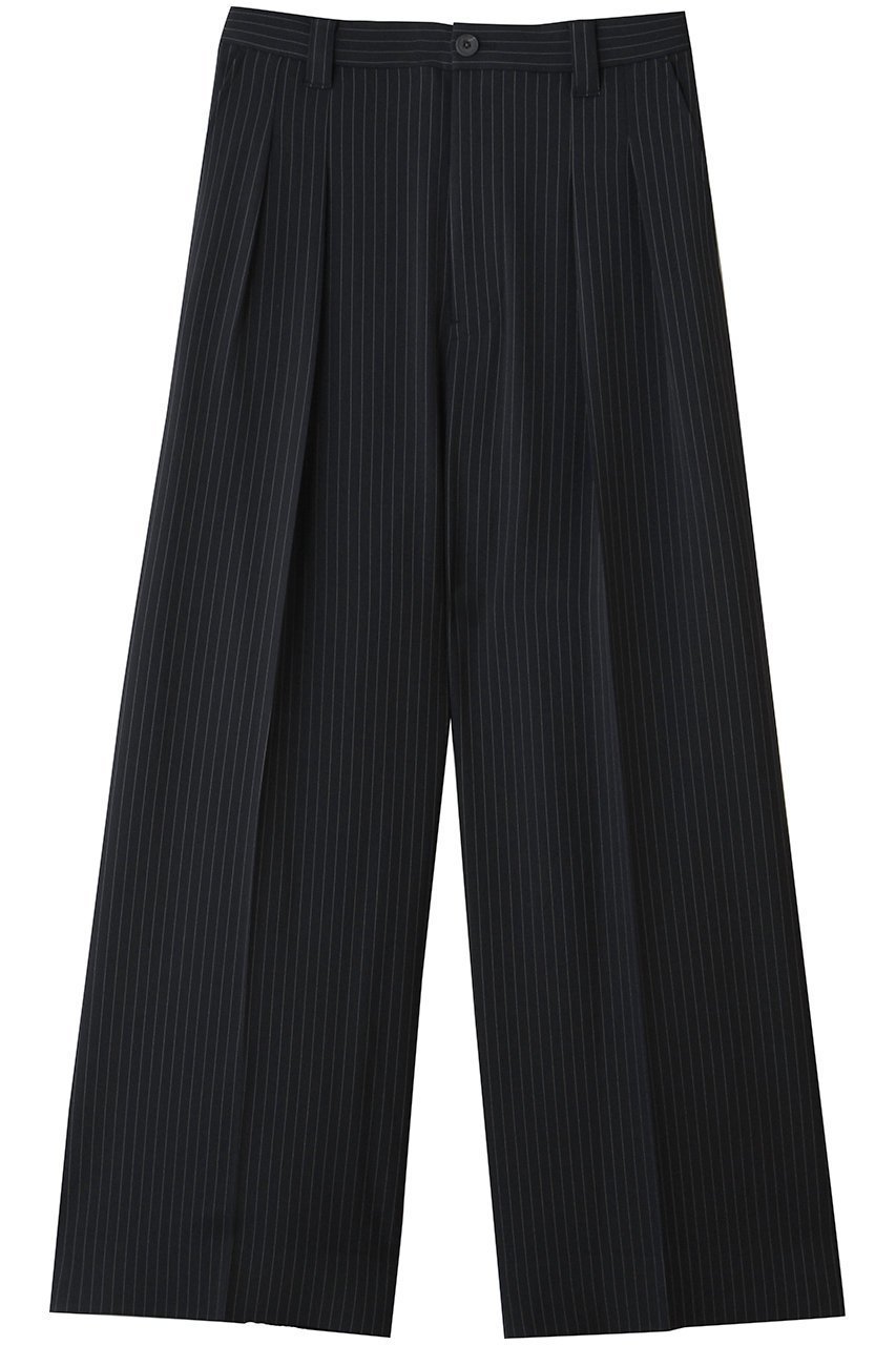 【メゾンスペシャル/MAISON SPECIAL】の【UNISEX】T/PUフリーレンストライプ2タックスラックス インテリア・キッズ・メンズ・レディースファッション・服の通販 founy(ファニー) 　ファッション　Fashion　レディースファッション　Fashion for Women　パンツ　Pants & Trousers　ユニセックス　Unisex, Genderless　シンプル　Simple, Minimal　スラックス　Slacks, Dress Pants　ポケット　Pocket, Pocket Detail　モダン　Modern, Contemporary　新作・新入荷　New Arrivals / New In　NVY(ネイビー)|ID: prp329100004876824 ipo3291000000036376012