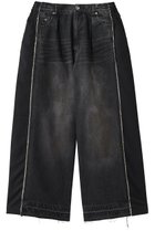 【メゾンスペシャル/MAISON SPECIAL】の【UNISEX】ドッキングデニム バギーパンツ 人気、トレンドファッション・服の通販 founy(ファニー) ファッション Fashion レディースファッション Fashion for Women パンツ Pants & Trousers ユニセックス Unisex, Genderless カットオフ Cut-Off Design スラックス Slacks, Dress Pants デニム Denim, Jeans Material ドッキング Docking, Mixed Material フロント Front, Front Design ミックス Mix, Mixed Style 新作・新入荷 New Arrivals / New In thumbnail BLK(ブラック)|ID: prp329100004876825 ipo3291000000036376024