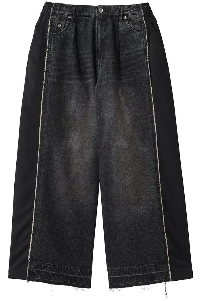 【メゾンスペシャル/MAISON SPECIAL】の【UNISEX】ドッキングデニム バギーパンツ インテリア・キッズ・メンズ・レディースファッション・服の通販 founy(ファニー) https://founy.com/ ファッション Fashion レディースファッション Fashion for Women パンツ Pants & Trousers ユニセックス Unisex, Genderless カットオフ Cut-Off Design スラックス Slacks, Dress Pants デニム Denim, Jeans Material ドッキング Docking, Mixed Material フロント Front, Front Design ミックス Mix, Mixed Style |ID: prp329100004876825 ipo3291000000036887767