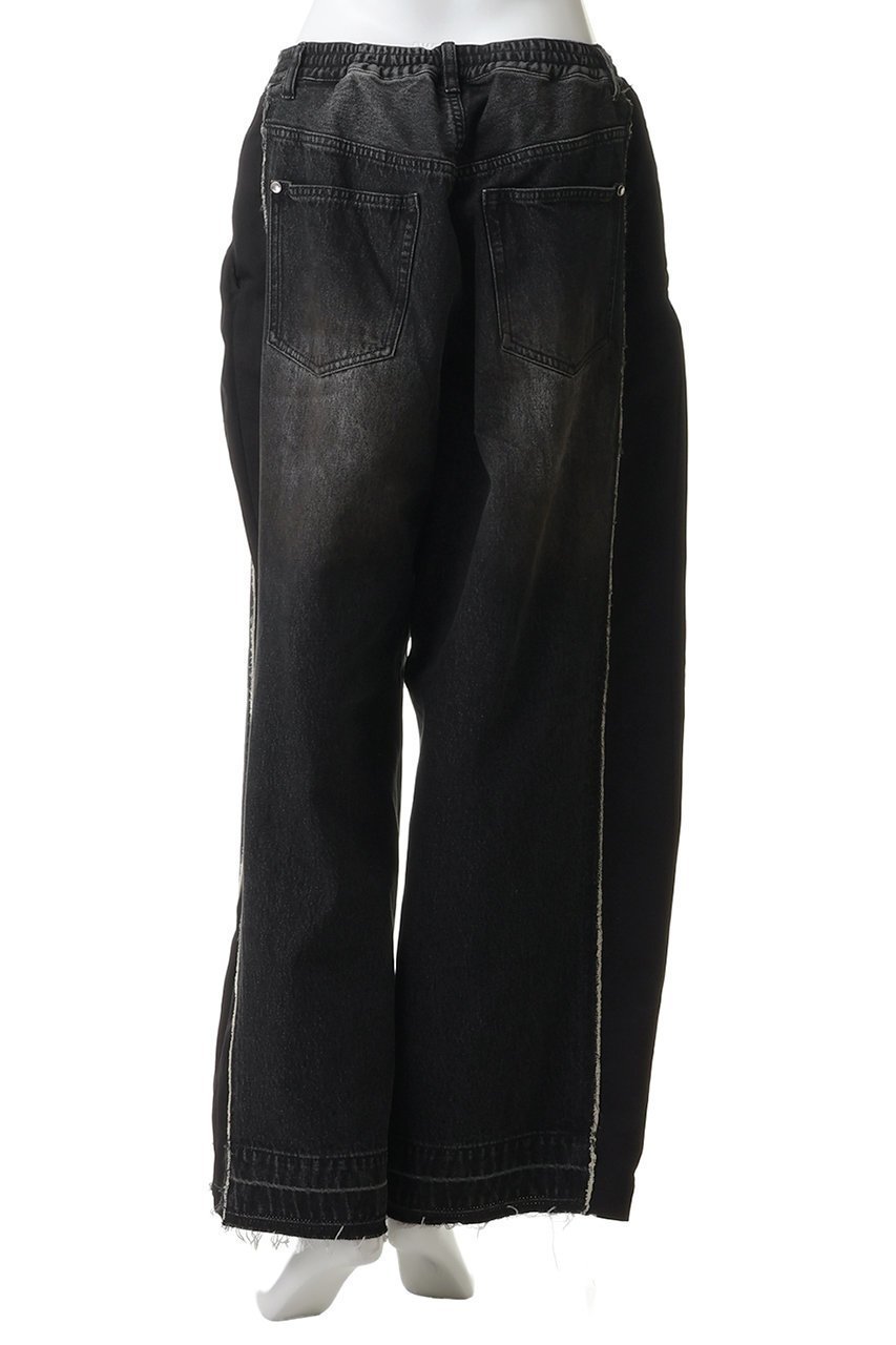 【メゾンスペシャル/MAISON SPECIAL】の【UNISEX】ドッキングデニム バギーパンツ 大人の最旬トレンドファッション＆コーディネート founy(ファウニー) 　ファッション　Fashion　レディースファッション　Fashion for Women　パンツ　Pants & Trousers　ユニセックス　Unisex, Genderless　カットオフ　Cut-Off Design　スラックス　Slacks, Dress Pants　デニム　Denim, Jeans Material　ドッキング　Docking, Mixed Material　フロント　Front, Front Design　ミックス　Mix, Mixed Style　other-4|ID: prp329100004876825 ipo3291000000036887772