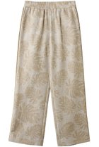 【エリオポール/heliopole】の【COUTURE D ADAM】BOTANICAL JACQUARD イージーパンツ 大人の最旬トレンドファッション＆コーディネート founy(ファウニー) ファッション Fashion レディースファッション Fashion for Women パンツ Pants & Trousers ジャカード／ジャガード Jacquard, Woven Pattern ストレート Straight, Straight Cut ボタニカル Botanical, Floral Pattern ロング Long, Long-Length エレガント 上品 Elegant 夏 Summer 春 Spring S/S・春夏 SS, Spring/Summer, Warm Season thumbnail アイボリー|ID: prp329100004876836 ipo3291000000036717369