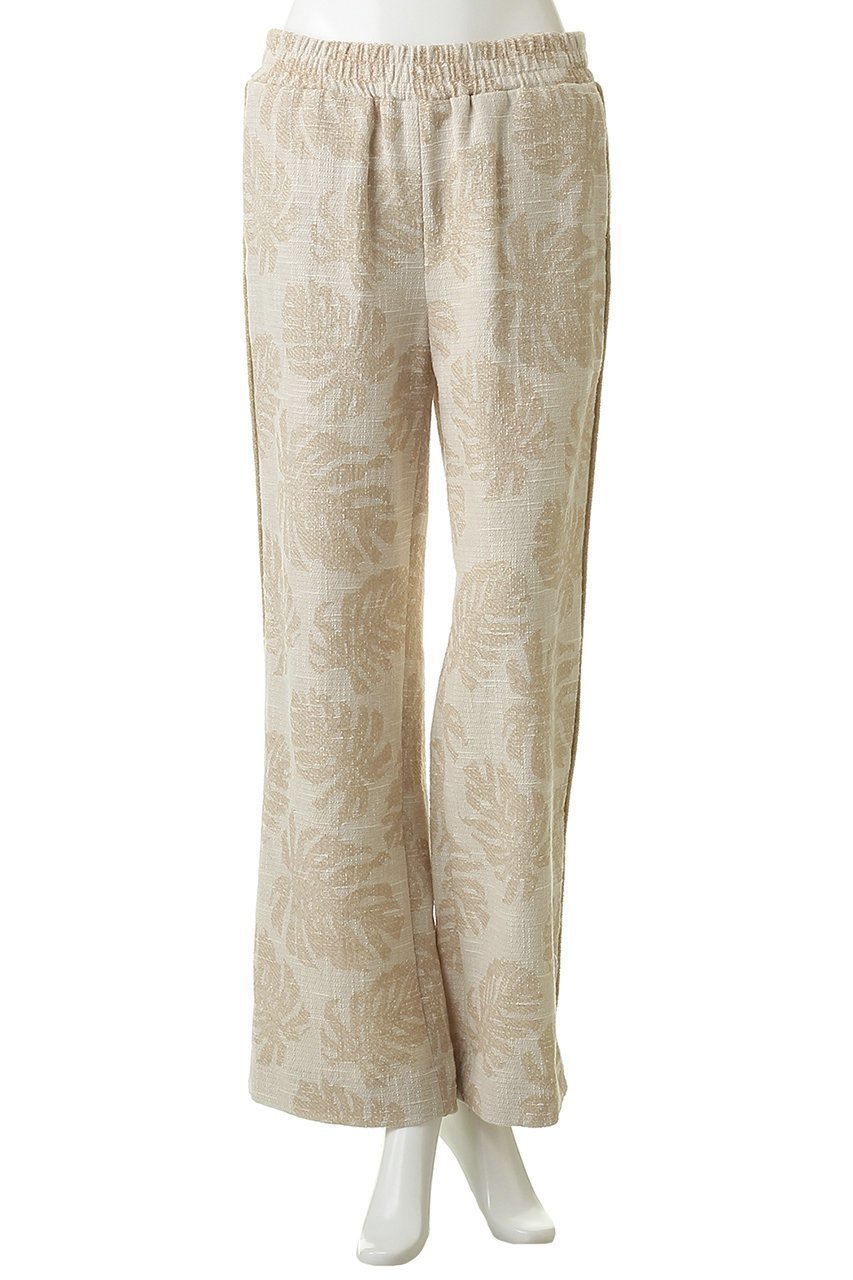 【エリオポール/heliopole】の【COUTURE D ADAM】BOTANICAL JACQUARD イージーパンツ 大人の最旬トレンドファッション＆コーディネート founy(ファウニー) 　ファッション　Fashion　レディースファッション　Fashion for Women　パンツ　Pants & Trousers　ジャカード／ジャガード　Jacquard, Woven Pattern　ストレート　Straight, Straight Cut　ボタニカル　Botanical, Floral Pattern　ロング　Long, Long-Length　エレガント 上品　Elegant　夏　Summer　春　Spring　S/S・春夏　SS, Spring/Summer, Warm Season　other-2|ID: prp329100004876836 ipo3291000000036717370