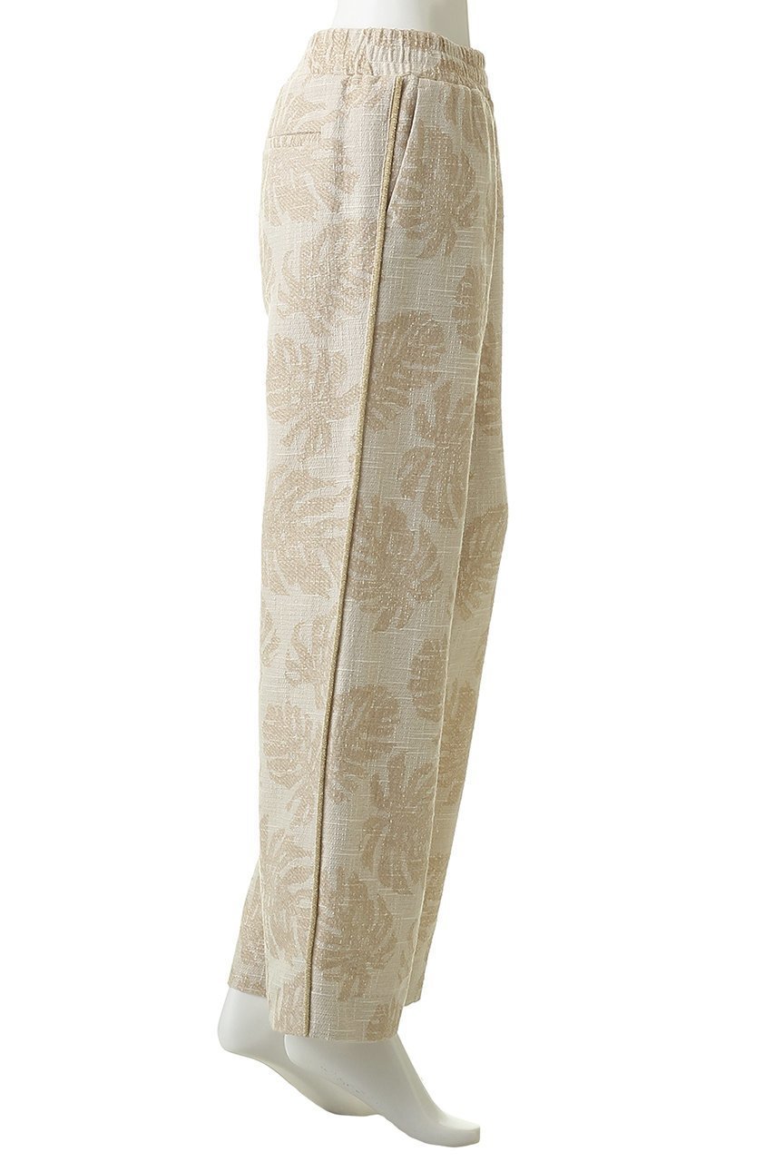 【エリオポール/heliopole】の【COUTURE D ADAM】BOTANICAL JACQUARD イージーパンツ 大人の最旬トレンドファッション＆コーディネート founy(ファウニー) 　ファッション　Fashion　レディースファッション　Fashion for Women　パンツ　Pants & Trousers　ジャカード／ジャガード　Jacquard, Woven Pattern　ストレート　Straight, Straight Cut　ボタニカル　Botanical, Floral Pattern　ロング　Long, Long-Length　エレガント 上品　Elegant　夏　Summer　春　Spring　S/S・春夏　SS, Spring/Summer, Warm Season　other-3|ID: prp329100004876836 ipo3291000000036717371