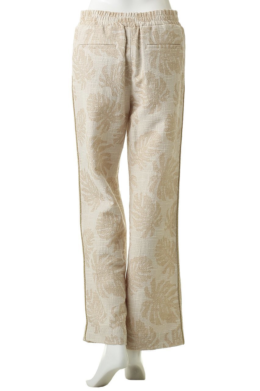 【エリオポール/heliopole】の【COUTURE D ADAM】BOTANICAL JACQUARD イージーパンツ 大人の最旬トレンドファッション＆コーディネート founy(ファウニー) 　ファッション　Fashion　レディースファッション　Fashion for Women　パンツ　Pants & Trousers　ジャカード／ジャガード　Jacquard, Woven Pattern　ストレート　Straight, Straight Cut　ボタニカル　Botanical, Floral Pattern　ロング　Long, Long-Length　エレガント 上品　Elegant　夏　Summer　春　Spring　S/S・春夏　SS, Spring/Summer, Warm Season　other-4|ID: prp329100004876836 ipo3291000000036717372