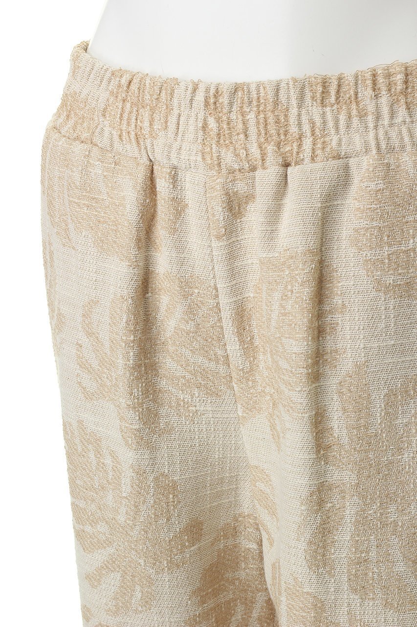 【エリオポール/heliopole】の【COUTURE D ADAM】BOTANICAL JACQUARD イージーパンツ 大人の最旬トレンドファッション＆コーディネート founy(ファウニー) 　ファッション　Fashion　レディースファッション　Fashion for Women　パンツ　Pants & Trousers　ジャカード／ジャガード　Jacquard, Woven Pattern　ストレート　Straight, Straight Cut　ボタニカル　Botanical, Floral Pattern　ロング　Long, Long-Length　エレガント 上品　Elegant　夏　Summer　春　Spring　S/S・春夏　SS, Spring/Summer, Warm Season　other-5|ID: prp329100004876836 ipo3291000000036717373