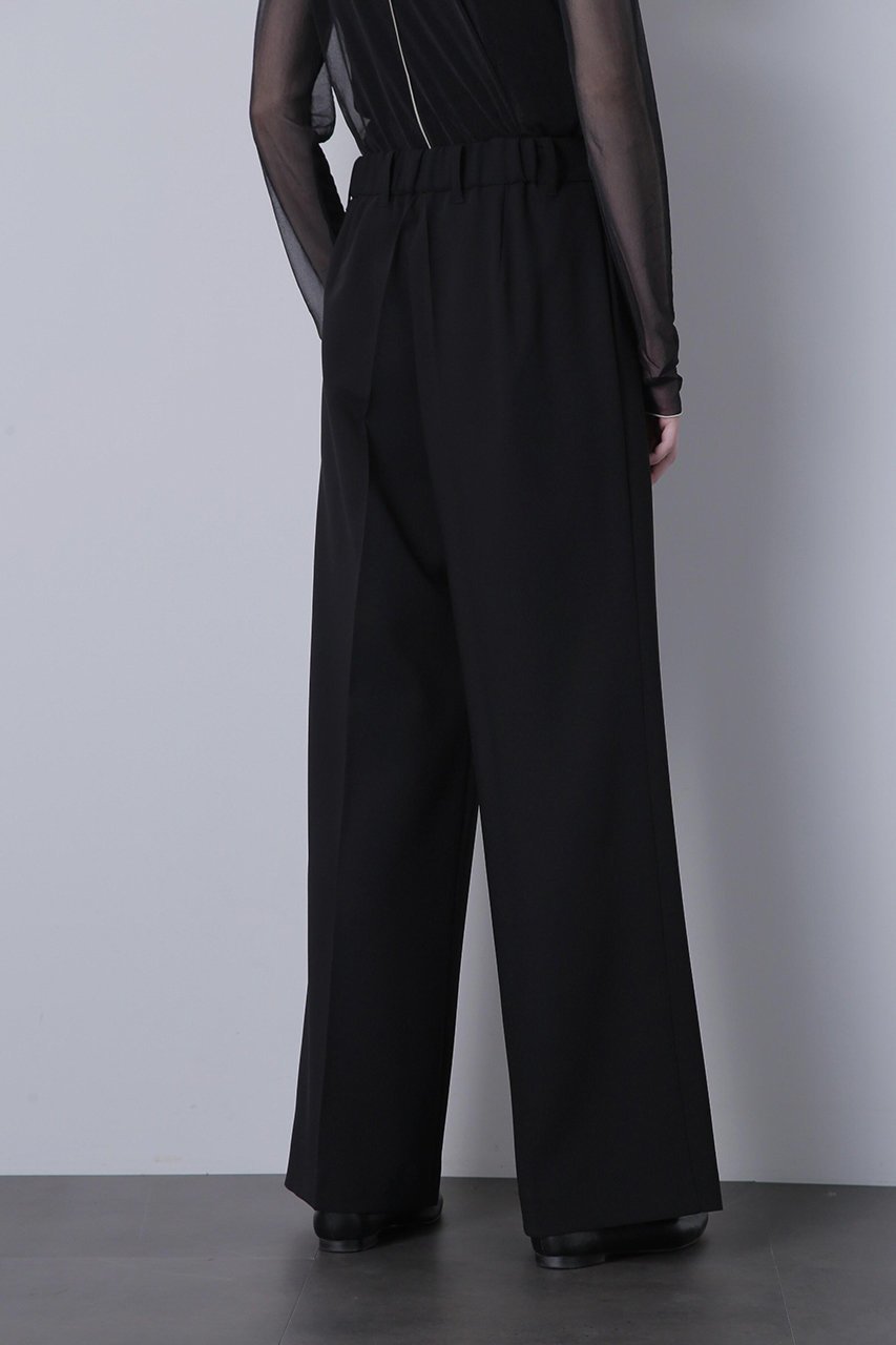 【ヒューエルミュージアム/hueLe Museum】の【hLM】 セミワイドパンツ 人気、トレンドファッション・服の通販 founy(ファニー) 　ファッション　Fashion　レディースファッション　Fashion for Women　パンツ　Pants & Trousers　ストレッチ　Stretch, Stretchy Fabric　センター　Center, Center Line　プリーツ　Pleats, Pleated　再入荷　Restock / Back in Stock　other-6|ID: prp329100004876847 ipo3291000000036376200