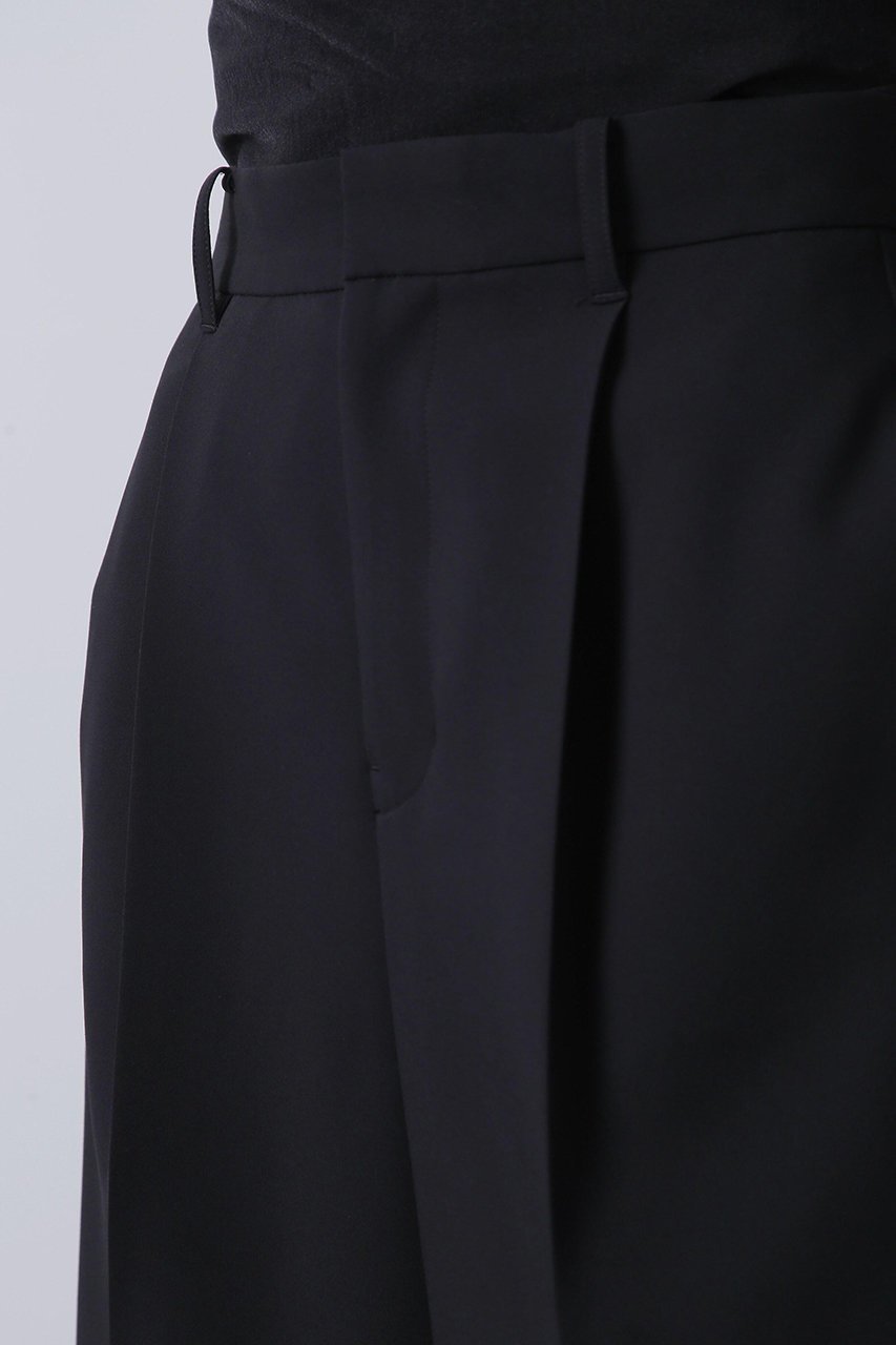 【ヒューエルミュージアム/hueLe Museum】の【hLM】 セミワイドパンツ 人気、トレンドファッション・服の通販 founy(ファニー) 　ファッション　Fashion　レディースファッション　Fashion for Women　パンツ　Pants & Trousers　ストレッチ　Stretch, Stretchy Fabric　センター　Center, Center Line　プリーツ　Pleats, Pleated　再入荷　Restock / Back in Stock　other-7|ID: prp329100004876848 ipo3291000000036376201