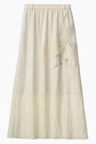 【ミューラル/MURRAL】のFlutter patchwork エンブロイダード スカート ホワイト|ID: prp329100004876858 ipo3291000000036376269