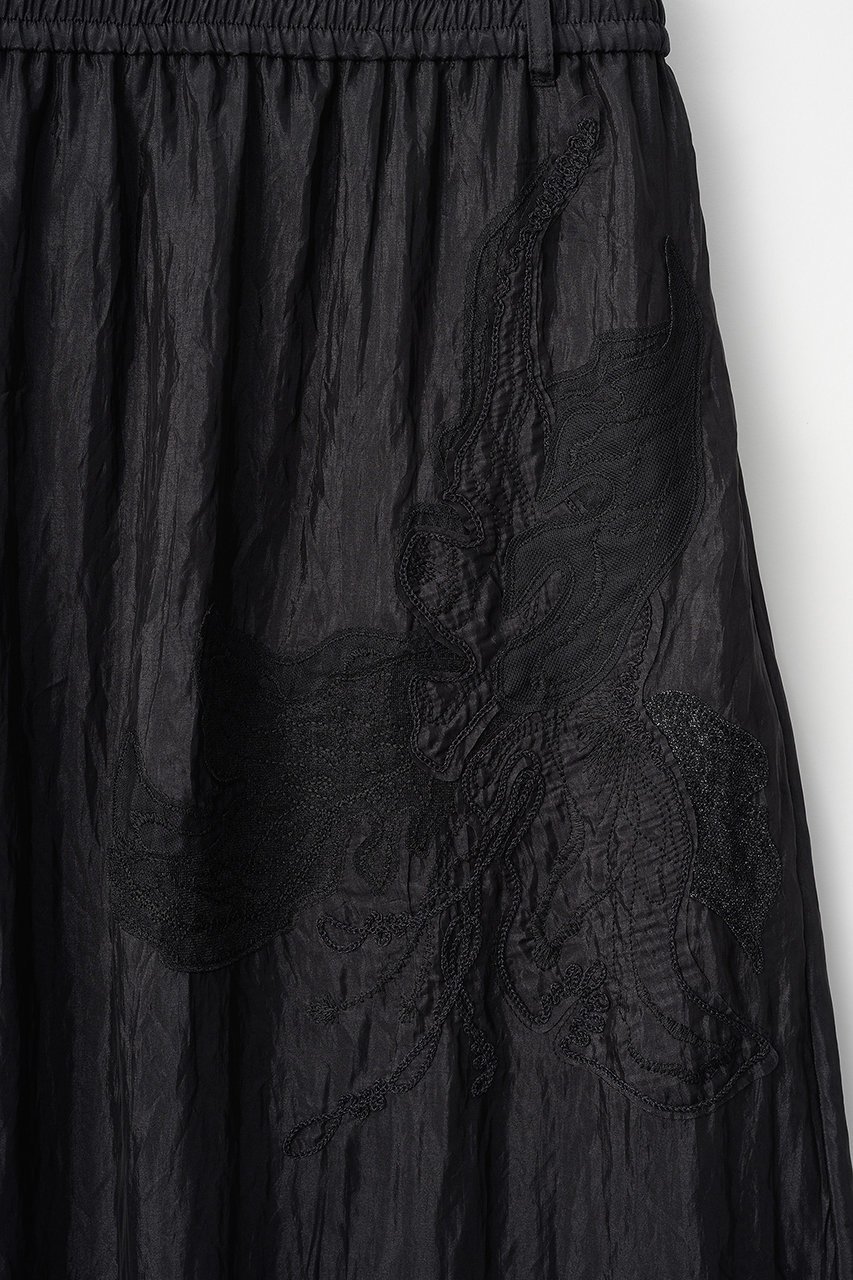 【ミューラル/MURRAL】のFlutter patchwork エンブロイダード スカート 人気、トレンドファッション・服の通販 founy(ファニー) 　ファッション　Fashion　レディースファッション　Fashion for Women　スカート　Skirts　ロングスカート　Long Skirts / Maxi & Midi Skirts　なめらか　Smooth, Silky Texture　オーガンジー　Organza Fabric　シアー　Sheer, See-Through　チュール　Tulip, Tulip Motif　パッチワーク　Patchwork, Mixed Fabric　ロング　Long, Long-Length　新作・新入荷　New Arrivals / New In　other-4|ID: prp329100004876858 ipo3291000000036376278