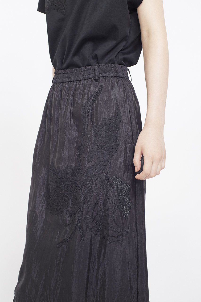 【ミューラル/MURRAL】のFlutter patchwork エンブロイダード スカート 人気、トレンドファッション・服の通販 founy(ファニー) 　ファッション　Fashion　レディースファッション　Fashion for Women　スカート　Skirts　ロングスカート　Long Skirts / Maxi & Midi Skirts　なめらか　Smooth, Silky Texture　オーガンジー　Organza Fabric　シアー　Sheer, See-Through　チュール　Tulip, Tulip Motif　パッチワーク　Patchwork, Mixed Fabric　ロング　Long, Long-Length　新作・新入荷　New Arrivals / New In　other-6|ID: prp329100004876858 ipo3291000000036376281