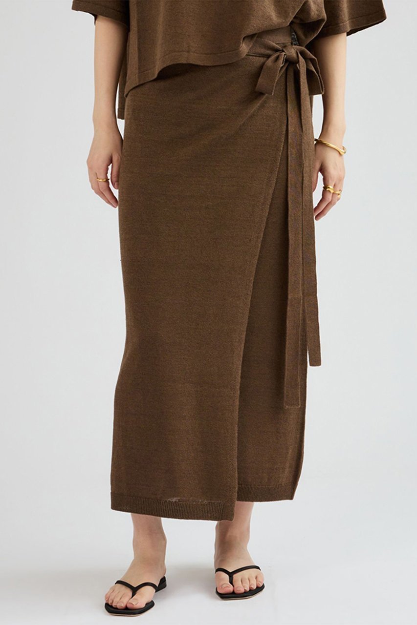 【カオス/Chaos】のマーレラップスカート 人気、トレンドファッション・服の通販 founy(ファニー) 　ファッション　Fashion　レディースファッション　Fashion for Women　スカート　Skirts　ロングスカート　Long Skirts / Maxi & Midi Skirts　サンダル　Sandals, Summer Shoes　シューズ　Shoes, Footwear　フラット　Flat, Flat Shoes　ラップ　Wrap, Wrap Design　リネン　Linen, Linen Fabric　リボン　Ribbon, Bow　ロング　Long, Long-Length　新作・新入荷　New Arrivals / New In　 other-1|ID: prp329100004876861 ipo3291000000036376301