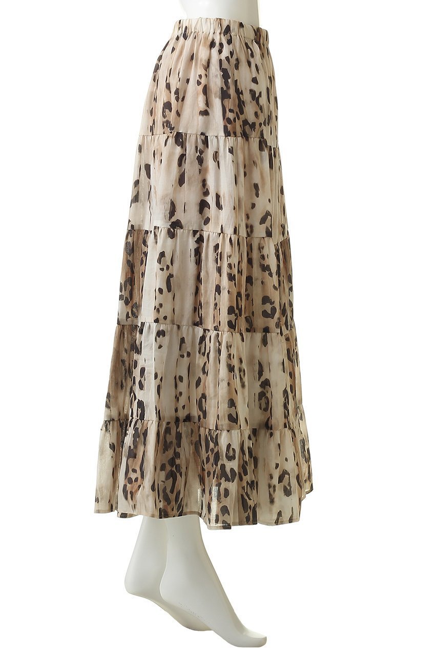 【エリオポール/heliopole】の【COUTURE D ADAM】LEOPARD PRINT ティアードスカート 大人の最旬トレンドファッション＆コーディネート founy(ファウニー) 　ファッション　Fashion　レディースファッション　Fashion for Women　スカート　Skirts　ティアードスカート　Tiered Skirts　ロングスカート　Long Skirts / Maxi & Midi Skirts　おすすめ　Recommended / Our Picks　エレガント 上品　Elegant　シアー　Sheer, See-Through　セットアップ　Set-Up, Coordinated Outfit　ティアードスカート　Tiered Skirt, Flounced Skirt　レオパード　Leopard, Animal Print　ロング　Long, Long-Length　夏　Summer　春　Spring　S/S・春夏　SS, Spring/Summer, Warm Season　other-3|ID: prp329100004876863 ipo3291000000036958582