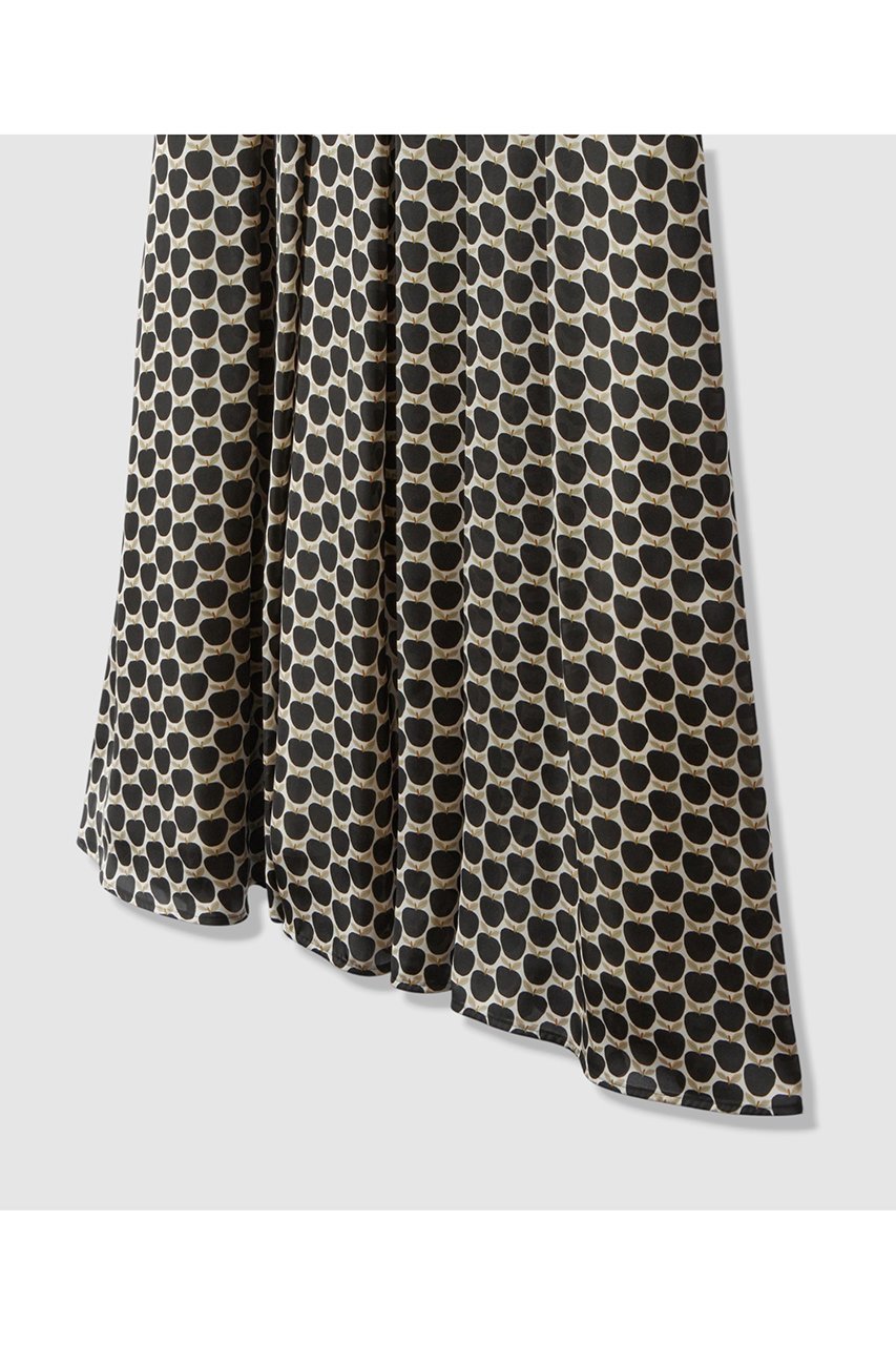 【アナイ/ANAYI】の【セットアップ対応商品】メーレプリントタックフレア スカート 人気、トレンドファッション・服の通販 founy(ファニー) 　ファッション　Fashion　レディースファッション　Fashion for Women　セットアップ　Matching Sets　スカート・ミニ/ミディ/マキシ　Skirts / Mini, Midi & Maxi Skirts　スカート　Skirts　Aライン・フレアスカート　A-Line & Flared Skirts　イタリア　Italy　エレガント 上品　Elegant　サテン　Satin, Glossy Fabric　セットアップ　Set-Up, Coordinated Outfit　ドット　Polka Dot, Dot Pattern　パイピング　Piping, Trim Design　フレア　Flare, Flared　プリント　Print, Printed Pattern　モチーフ　Motif, Design Theme　モノトーン　Monotone, Black and White　ロング　Long, Long-Length　おすすめ　Recommended / Our Picks　other-3|ID: prp329100004876869 ipo3291000000036376370